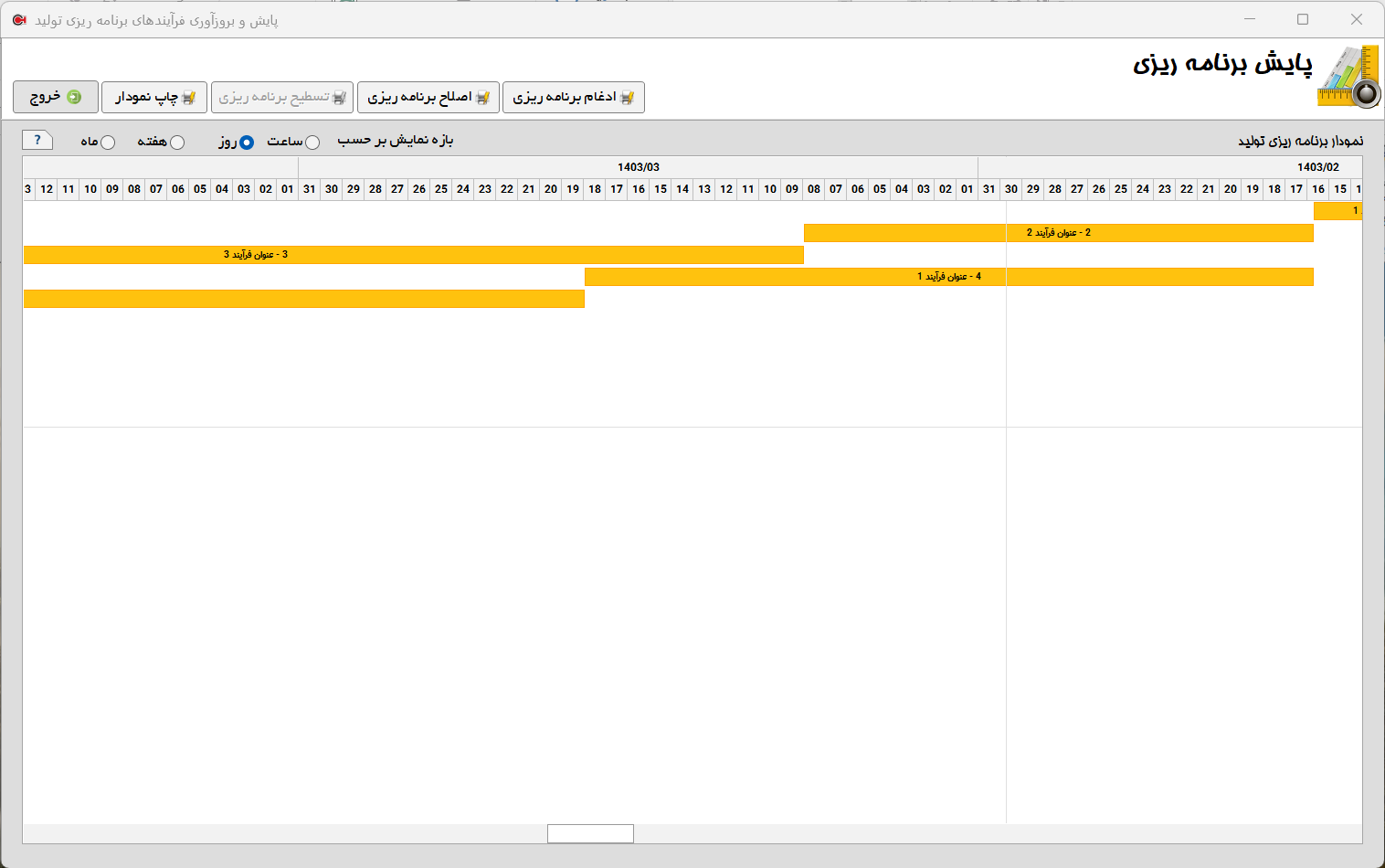 برنامه ریزی تولید